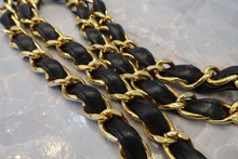 画像をギャラリービューアに読み込む, CHANEL/シャネル 中マトラッセシングルフラップWチェーンショルダーバッグ ラムスキン ブラック/ゴールド金具 ショルダーバッグ 800040030