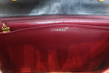 画像をギャラリービューアに読み込む, CHANEL/シャネル 中マトラッセシングルフラップWチェーンショルダーバッグ ラムスキン ブラック/ゴールド金具 ショルダーバッグ 800040030