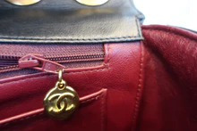 画像をギャラリービューアに読み込む, CHANEL/シャネル 中マトラッセシングルフラップWチェーンショルダーバッグ ラムスキン ブラック/ゴールド金具 ショルダーバッグ 800040030