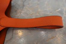 画像をギャラリービューアに読み込む, HERMES／エルメス ピコタンロックＭＭ トリヨンクレマンス オレンジ □N刻印 ハンドバッグ 700100185
