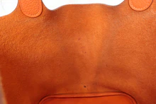 画像をギャラリービューアに読み込む, HERMES/エルメス ピコタンロックMM トリヨンクレマンス オレンジ □N刻印 ハンドバッグ 700100185