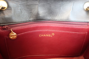 CHANEL/シャネル マドモアゼルチェーンショルダーバッグ ラムスキン ブラック/ゴールド金具 ショルダーバッグ 600100220