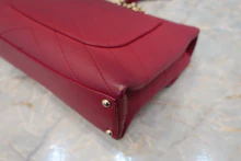 画像をギャラリービューアに読み込む, CHANEL/シャネル Vステッチシングルフラップチェーンショルダーバッグ ラムスキン ピンク/ゴールド金具 ショルダーバッグ 500100055
