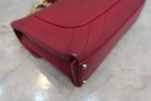 画像をギャラリービューアに読み込む, CHANEL/シャネル Vステッチシングルフラップチェーンショルダーバッグ ラムスキン ピンク/ゴールド金具 ショルダーバッグ 500100055