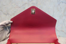 画像をギャラリービューアに読み込む, CHANEL/シャネル Vステッチシングルフラップチェーンショルダーバッグ ラムスキン ピンク/ゴールド金具 ショルダーバッグ 500100055
