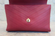 画像をギャラリービューアに読み込む, CHANEL/シャネル Vステッチシングルフラップチェーンショルダーバッグ ラムスキン ピンク/ゴールド金具 ショルダーバッグ 500100055