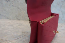 画像をギャラリービューアに読み込む, CHANEL/シャネル Vステッチシングルフラップチェーンショルダーバッグ ラムスキン ピンク/ゴールド金具 ショルダーバッグ 500100055
