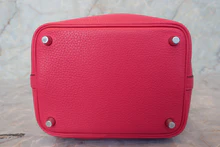 画像をギャラリービューアに読み込む, HERMES/エルメス ピコタンロックエクラPM トリヨンクレマンス/ヴォースイフト ローズメキシコ/ルージュクー Y刻印 ハンドバッグ 700100202