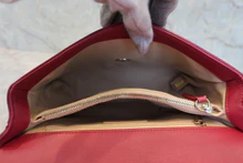 画像をギャラリービューアに読み込む, CHANEL/シャネル Vステッチシングルフラップチェーンショルダーバッグ ラムスキン ピンク/ゴールド金具 ショルダーバッグ 500100055