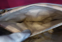 画像をギャラリービューアに読み込む, CHANEL/シャネル Vステッチシングルフラップチェーンショルダーバッグ ラムスキン ピンク/ゴールド金具 ショルダーバッグ 500100055