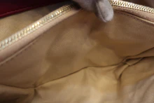 画像をギャラリービューアに読み込む, CHANEL/シャネル Vステッチシングルフラップチェーンショルダーバッグ ラムスキン ピンク/ゴールド金具 ショルダーバッグ 500100055