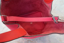 画像をギャラリービューアに読み込む, HERMES／エルメス ピコタンロックエクラＰＭ トリヨンクレマンス/ヴォースイフト ローズメキシコ/ルージュクー Y刻印 ハンドバッグ 700100202
