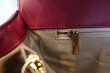 画像をギャラリービューアに読み込む, CHANEL/シャネル Vステッチシングルフラップチェーンショルダーバッグ ラムスキン ピンク/ゴールド金具 ショルダーバッグ 500100055
