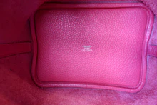 画像をギャラリービューアに読み込む, HERMES/エルメス ピコタンロックエクラPM トリヨンクレマンス/ヴォースイフト ローズメキシコ/ルージュクー Y刻印 ハンドバッグ 700100202