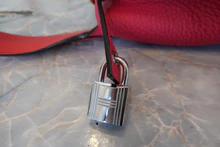 画像をギャラリービューアに読み込む, HERMES／エルメス ピコタンロックエクラＰＭ トリヨンクレマンス/ヴォースイフト ローズメキシコ/ルージュクー Y刻印 ハンドバッグ 700100202

