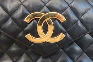 CHANEL/シャネル デカココチェーンショルダーバッグ ラムスキン ブラック/ゴールド金具 ショルダーバッグ 600110007