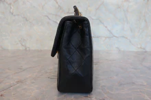 画像をギャラリービューアに読み込む, CHANEL/シャネル ミニマトラッセシングルフラップチェーンショルダーバッグ ラムスキン ブラック/ゴールド金具 ショルダーバッグ 800020201