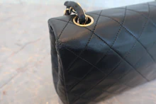 画像をギャラリービューアに読み込む, CHANEL/シャネル ミニマトラッセシングルフラップチェーンショルダーバッグ ラムスキン ブラック/ゴールド金具 ショルダーバッグ 800020201