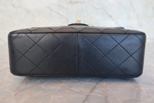 画像をギャラリービューアに読み込む, CHANEL/シャネル ミニマトラッセシングルフラップチェーンショルダーバッグ ラムスキン ブラック/ゴールド金具 ショルダーバッグ 800020201