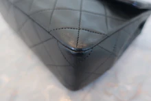 画像をギャラリービューアに読み込む, CHANEL/シャネル ミニマトラッセシングルフラップチェーンショルダーバッグ ラムスキン ブラック/ゴールド金具 ショルダーバッグ 800020201