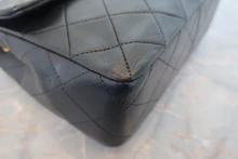 画像をギャラリービューアに読み込む, CHANEL/シャネル ミニマトラッセシングルフラップチェーンショルダーバッグ ラムスキン ブラック/ゴールド金具 ショルダーバッグ 800020201
