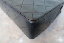 画像をギャラリービューアに読み込む, CHANEL/シャネル ミニマトラッセシングルフラップチェーンショルダーバッグ ラムスキン ブラック/ゴールド金具 ショルダーバッグ 800020201
