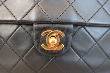 画像をギャラリービューアに読み込む, CHANEL/シャネル ミニマトラッセシングルフラップチェーンショルダーバッグ ラムスキン ブラック/ゴールド金具 ショルダーバッグ 800020201