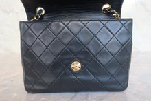 画像をギャラリービューアに読み込む, CHANEL/シャネル ミニマトラッセシングルフラップチェーンショルダーバッグ ラムスキン ブラック/ゴールド金具 ショルダーバッグ 800020201