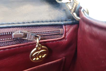 画像をギャラリービューアに読み込む, CHANEL/シャネル ミニマトラッセシングルフラップチェーンショルダーバッグ ラムスキン ブラック/ゴールド金具 ショルダーバッグ 800020201