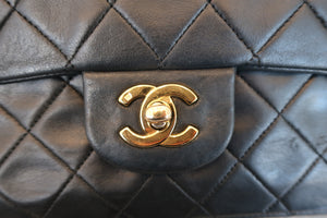 CHANEL/シャネル マトラッセWフラップWチェーンショルダーバッグ ラムスキン ブラック/ゴールド金具 ショルダーバッグ 600120174