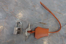 画像をギャラリービューアに読み込む, HERMES／エルメス オータクロア32 ヴォーエプソン オレンジ □L刻印 ハンドバッグ 800020016
