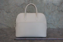 画像をギャラリービューアに読み込む, HERMES/エルメス ボリード1923 トリヨンクレマンス ホワイト □K刻印 ハンドバッグ 800040031