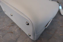 画像をギャラリービューアに読み込む, HERMES/エルメス ボリード1923 トリヨンクレマンス ホワイト □K刻印 ハンドバッグ 800040031