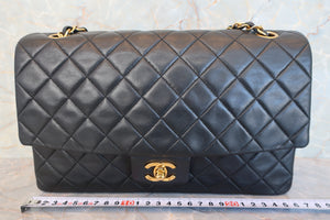 CHANEL/シャネル マトラッセチェーンショルダーバッグ ラムスキン ブラック/ゴールド金具 ショルダーバッグ 600120108