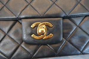 CHANEL/シャネル マトラッセチェーンショルダーバッグ ラムスキン ブラック/ゴールド金具 ショルダーバッグ 600120108