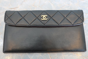 CHANEL/シャネル マトラッセチェーンショルダーバッグ ラムスキン ブラック/ゴールド金具 ショルダーバッグ 600120108