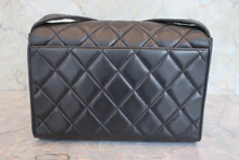 画像をギャラリービューアに読み込む, CHANEL/シャネル マトラッセショルダーバッグ ラムスキン ブラック/ゴールド金具 ショルダーバッグ 800030024
