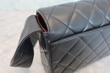 画像をギャラリービューアに読み込む, CHANEL/シャネル マトラッセショルダーバッグ ラムスキン ブラック/ゴールド金具 ショルダーバッグ 800030024