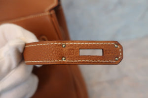 HERMES／エルメス バーキン35 トゴ ゴールド □G刻印 ハンドバッグ 600100213