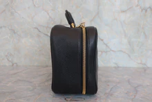 画像をギャラリービューアに読み込む, CHANEL/シャネル ココマークバニティ キャビアスキン ブラック/ゴールド金具 バニティ 800040041
