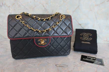 画像をギャラリービューアに読み込む, CHANEL/シャネル マトラッセバイカラーチェーンショルダーバッグ ラムスキン ブラック/レッド/ゴールド金具 ショルダーバッグ 800040047
