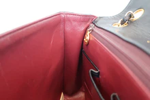 画像をギャラリービューアに読み込む, CHANEL/シャネル マトラッセバイカラーチェーンショルダーバッグ ラムスキン ブラック/レッド/ゴールド金具 ショルダーバッグ 800040047