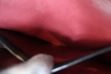 画像をギャラリービューアに読み込む, CHANEL/シャネル マトラッセバイカラーチェーンショルダーバッグ ラムスキン ブラック/レッド/ゴールド金具 ショルダーバッグ 800040047
