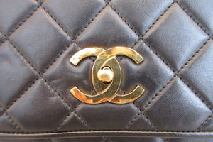 CHANEL/シャネル マトラッセチェーンショルダーバッグ ラムスキン ブラック/ゴールド金具 ショルダーバッグ600120276