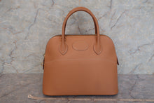 将图片加载到图库查看器，HERMES／BOLIDE 31 Graine Couchevel leather Natural □E刻印 Shoulder bag 600120285
