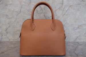 HERMES／BOLIDE 31 Graine Couchevel leather Natural □E刻印 Shoulder bag 600120285