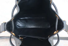 画像をギャラリービューアに読み込む, CHANEL/シャネル トリプルココマークチェーンショルダーバッグ キャビアスキン ブラック/ゴールド金具 ショルダーバッグ 800040029
