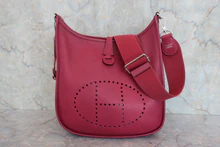 画像をギャラリービューアに読み込む, HERMES／エルメス エブリン3ＰＭ トリヨンクレマンス ルビー □N刻印 ショルダーバッグ 800040036
