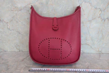 画像をギャラリービューアに読み込む, HERMES/エルメス エブリン3PM トリヨンクレマンス ルビー □N刻印 ショルダーバッグ 800040036