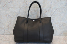 将图片加载到图库查看器，HERMES  GARDEN PARTY PM Negonda leather Black □K刻印 Tote bag 600120288
